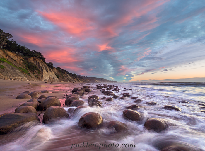370 Bowling Ball Beach at Dusk